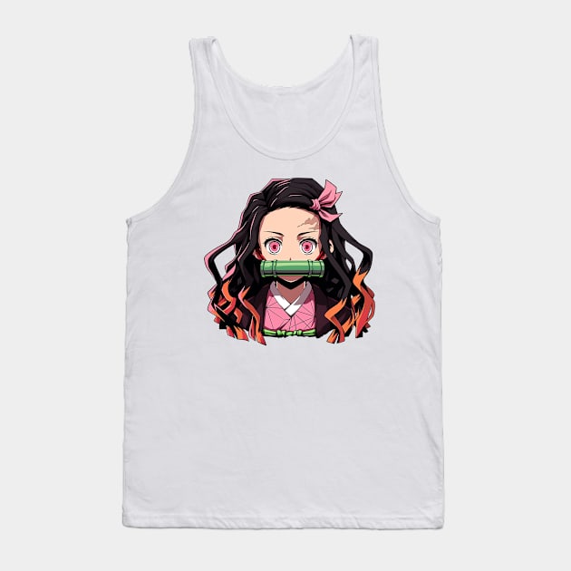 nezuko Tank Top by pokermoment